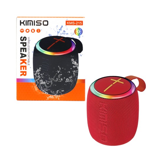 Kimiso Portable Wireless Speaker KMS-215 Red